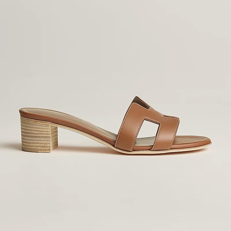 Giày Hermes Oasis Sandal Nữ Nâu